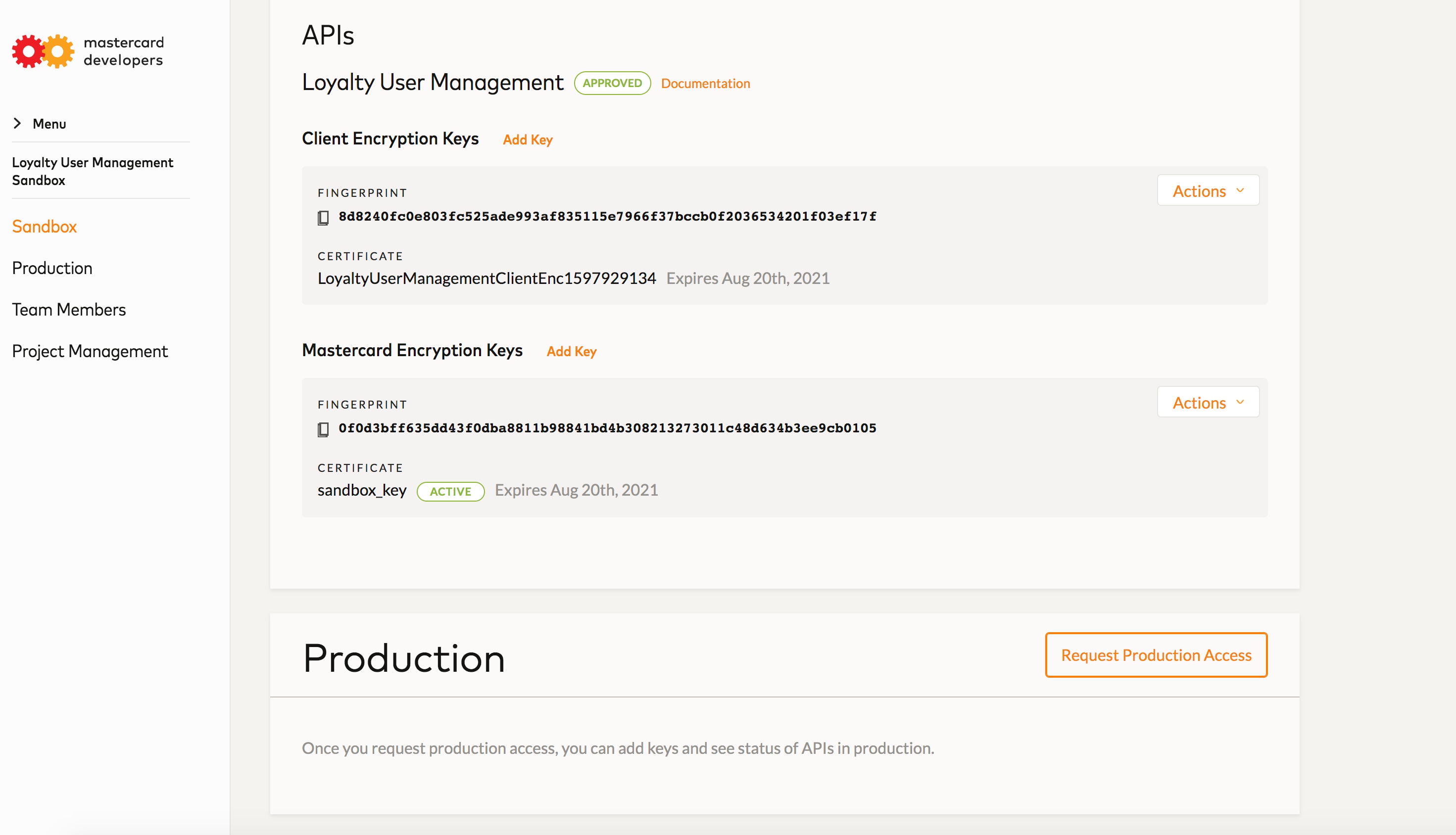 Mastercard Developers