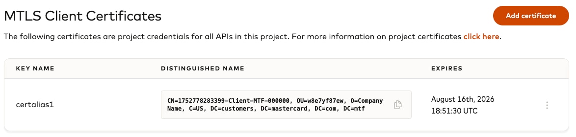 Mastercard Developers