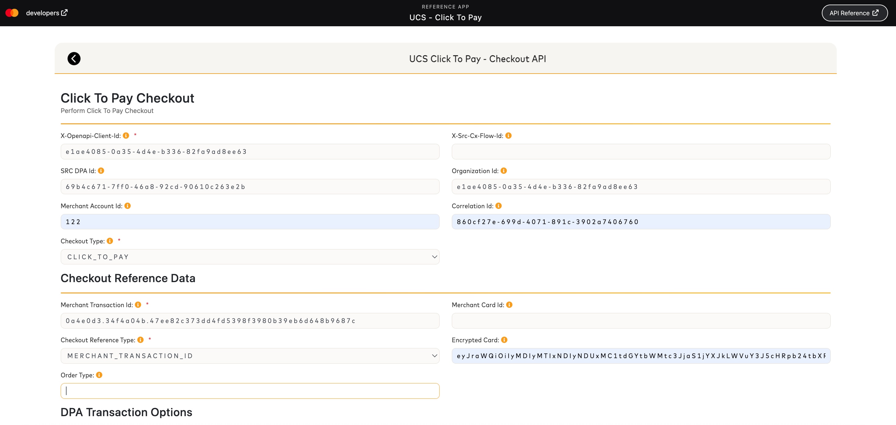 Api Check Out Mastercard Developers